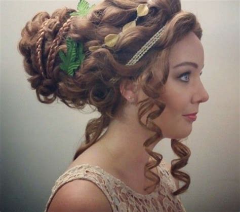 Representation of an ancient greek hairstyle