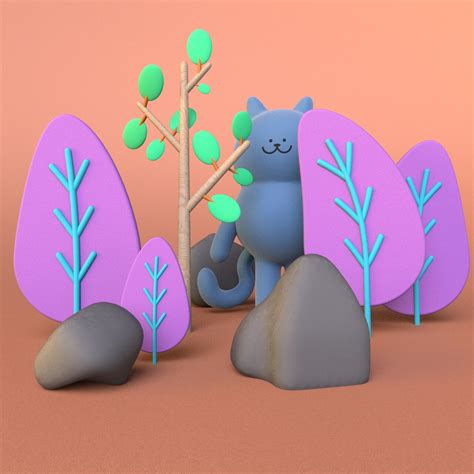 artstation gary  cute cat guy