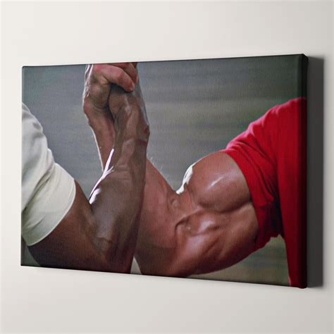 predator  handshake arnold schwarzenegger canvas wall art prints