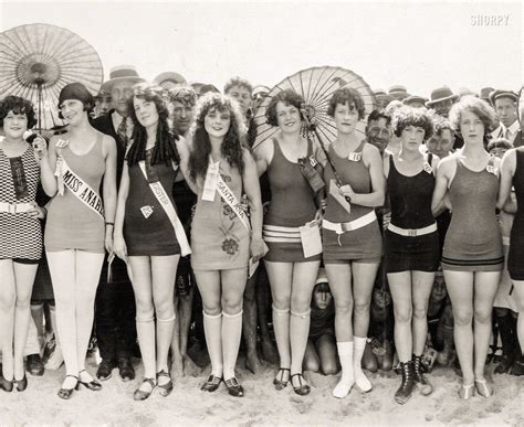 Local beauty pageant. Huntington Beach, California. 1925. | Vintage