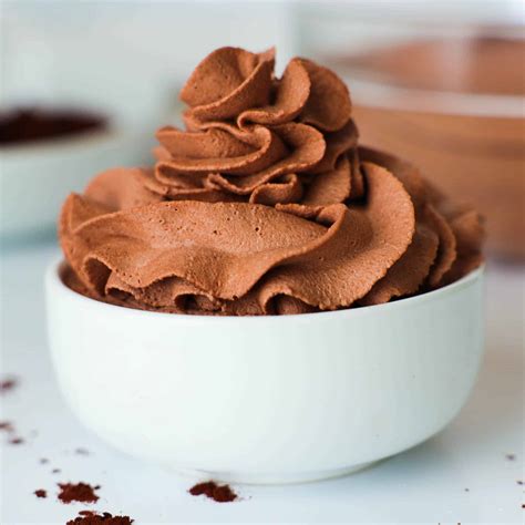 Chocolate Whipped Cream - Soft And Fluffy - The Anthony Kitchen