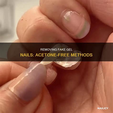 how to remove fake nails at home without acetone
