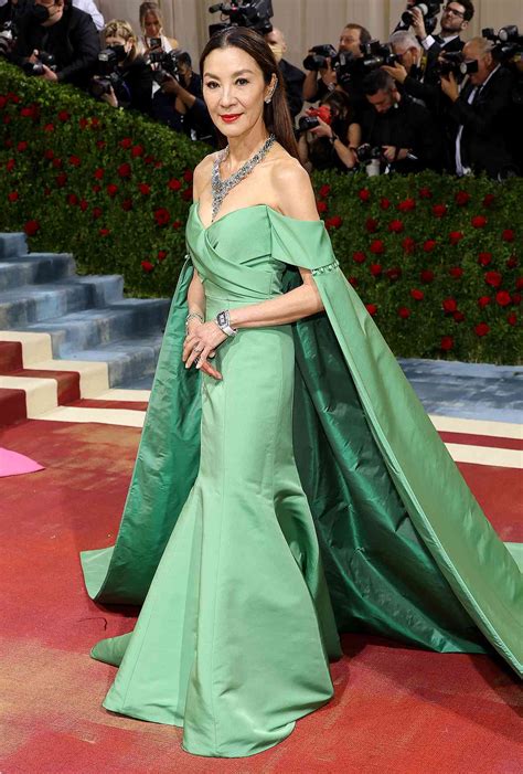 Michelle Yeoh Wears Tuxedo-Style Gown to Met Gala 2023
