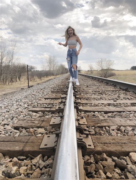Railroad 🛤 | Train tracks photography, Train photography, Train track poses