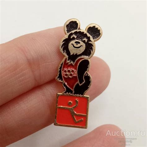 Олимпийский мишка. Олимпийские игры 1980. ВИДЫ СПОРТА. Значок ...