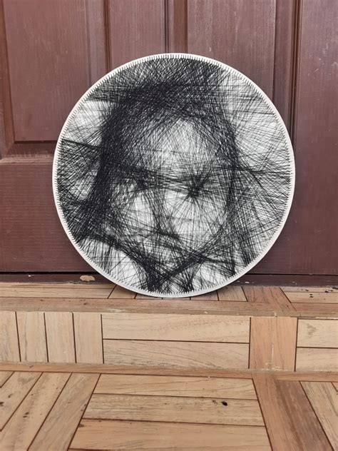 thread art portrait  thread art portrait  zupppy