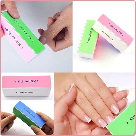 steps nail buffer nail buffer file  steps grinding polishing block