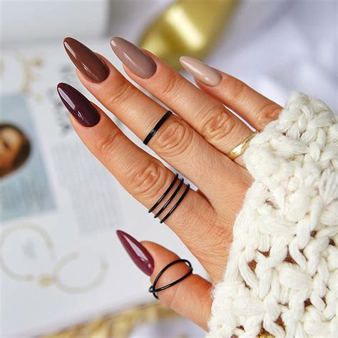 Czekoladowe paznokcie hybrydowe | Blog Indigo Nails