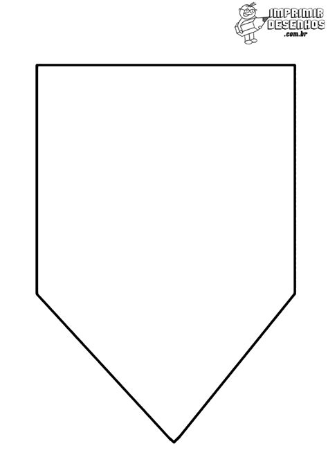 bandeira simples  colorir imprimir desenhos