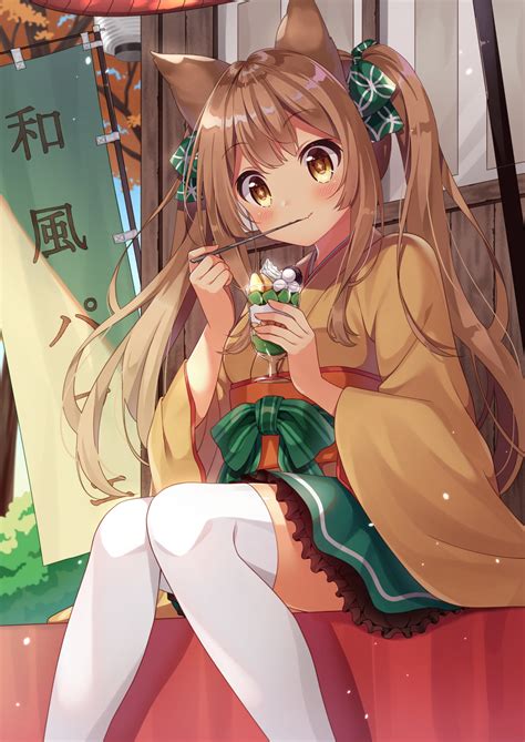 Yum! [Original] : r/awwnime