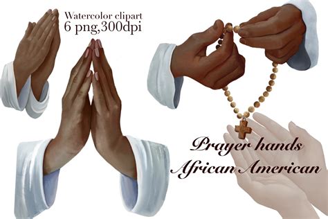 African Praying Hands,hands with Rosary. Graphic by Marine Universe ...