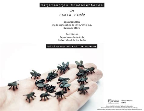 Exposición existencias fundamentales de Paola Peréz - Departamento de