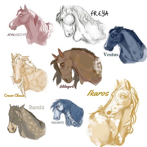 Red Dead Redemption 2 Horses by bjear on DeviantArt