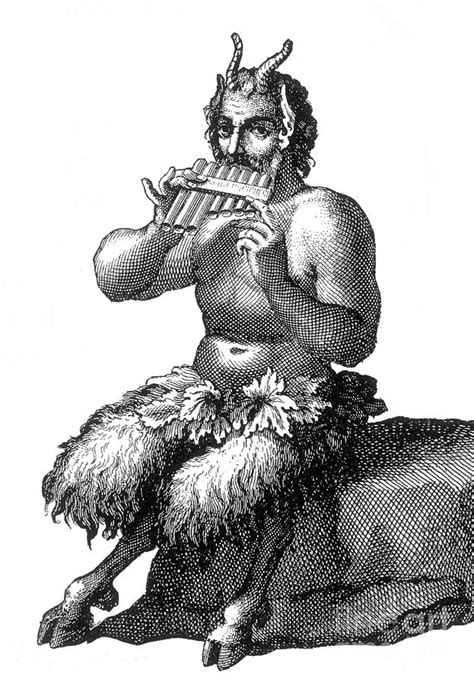 Greek God Pan Photograph by Photo Researchers