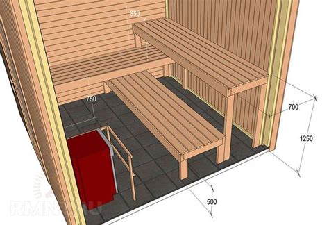 Чертежи полков в баню | Sauna design, Indoor sauna, Home spa room
