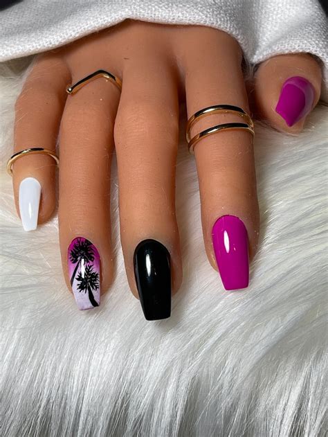 vacation press  nails unhas bonitas unhas compridas unhas roxas