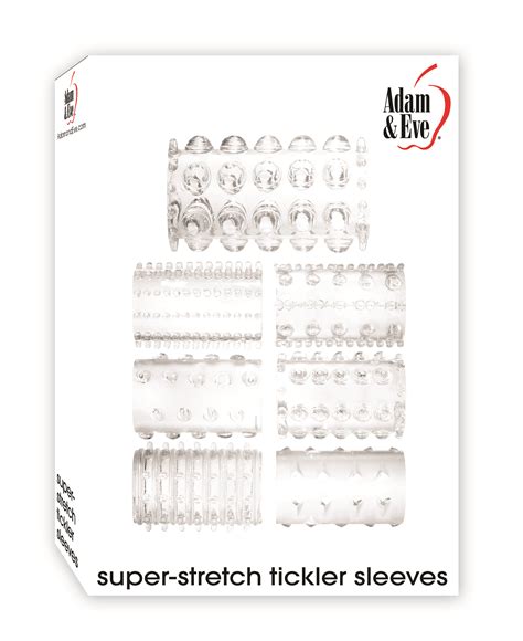 ADAM & EVE SUPER STRETCH TICKLER SLEEVES | Erotosphere