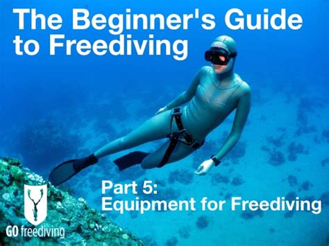 Equipment for Freediving - Go Freediving