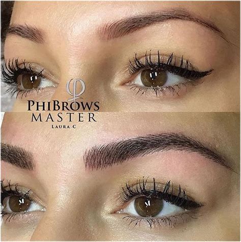 phi brows | Phi brows, Permanent makeup eyebrows, Mircoblading eyebrows