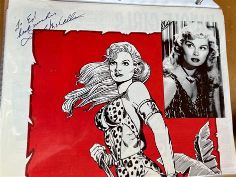 IRISH McCALLA, Sheena, Queen of the Jungle, autograph – Williamsburg