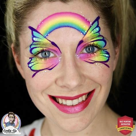 Butterfly Face Painting For Kids