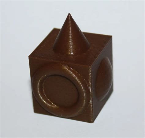 test cube  rotten  design   stl model