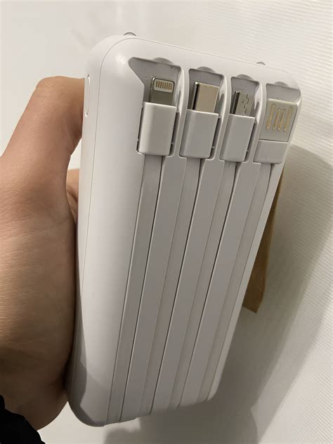 Повербанк Viaking 30000 mAh с солнечной панелью, 4 кабеля, Портативное ...