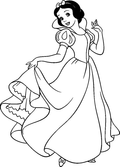 Desenhos para Colorir e Imprimir: Desenhos da Branca de Neve para ...
