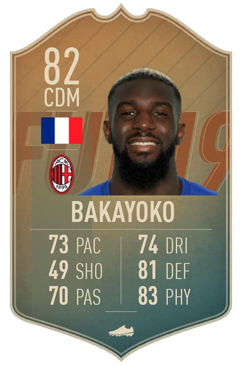 Flashback bakayoko to his regular gold card in Fifa 18. : FIFA