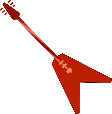 electric guitar vector  color illustration  vector art
