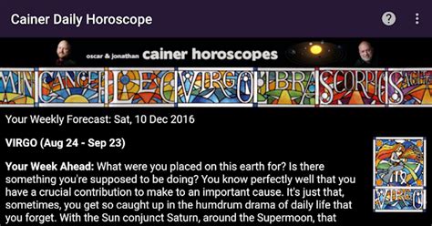 Cainer Daily Horoscopes - Apps on Google Play