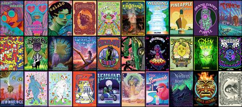 weed strain posters artworkcalifari