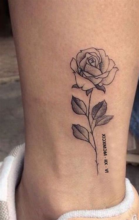 rose tattoo on the thigh 2