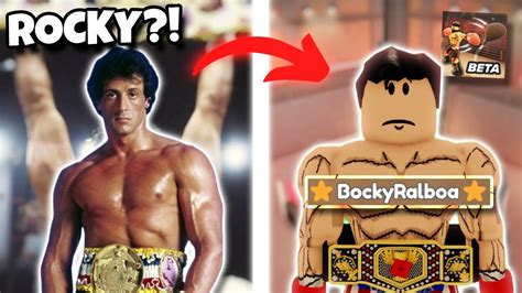 ROCKY IN BOXING BETA (ROBLOX) - YouTube