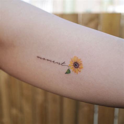 small sunflower tattoo ideas       artofit