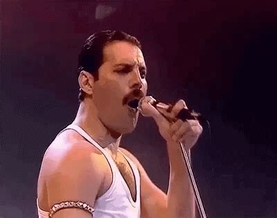 Queen Band GIF - Queen Band Freddie - Discover & Share GIFs | Freddie ...