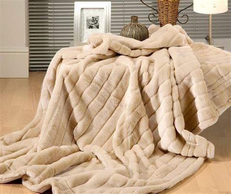 LUSNUG Плед , Мех искусственный, 220х200 см - купить с доставкой по ...