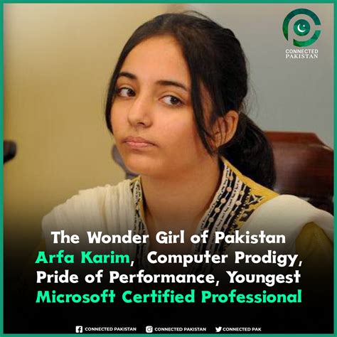The Wonder Girl of Pakistan, Arfa... - Connected Pakistan