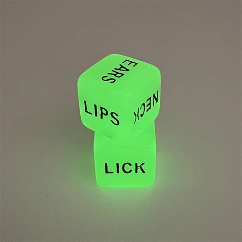 2 Sex Dice Glow in the Dark Sex positions Gift for Couples – 4Lovebirds