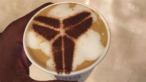 Kobe Bryant’s logo decorates his morning coffee in China - Sports
