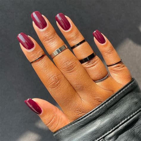 13 Maroon Nail Ideas That Level up a Merlot Manicure