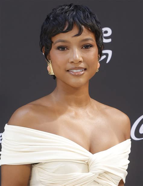 Karrueche Tran Stuns With New Pixie Cut at Essence Black Women in