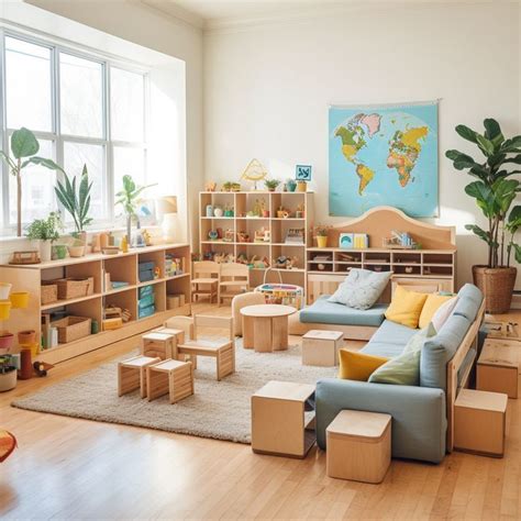 montessori kindergarten daycare furniture amenagement interieur