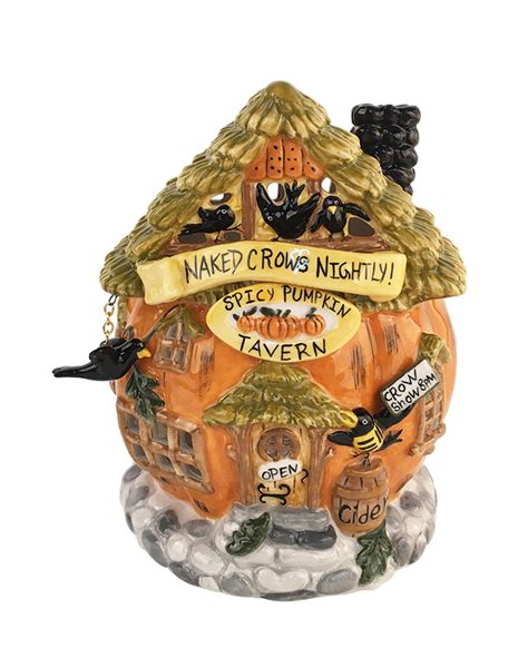 Naked Crows Nightly Candle House by Blue Sky Clayworks