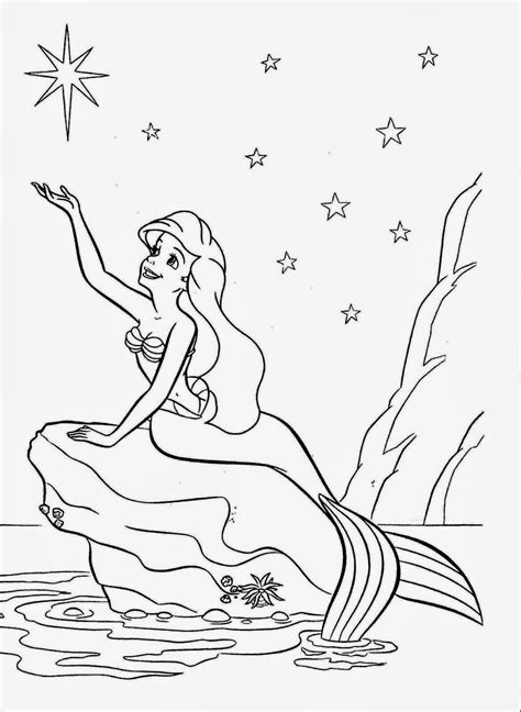 Desenhos De Sereias Para Colorir - 6