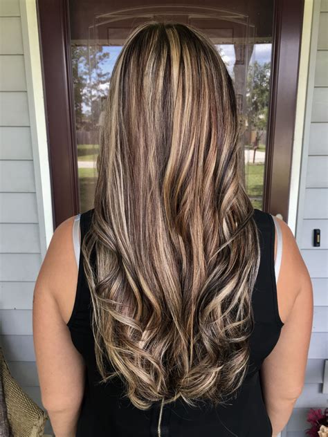 Blonde Highlights And Lowlights On Dark Brown Hair