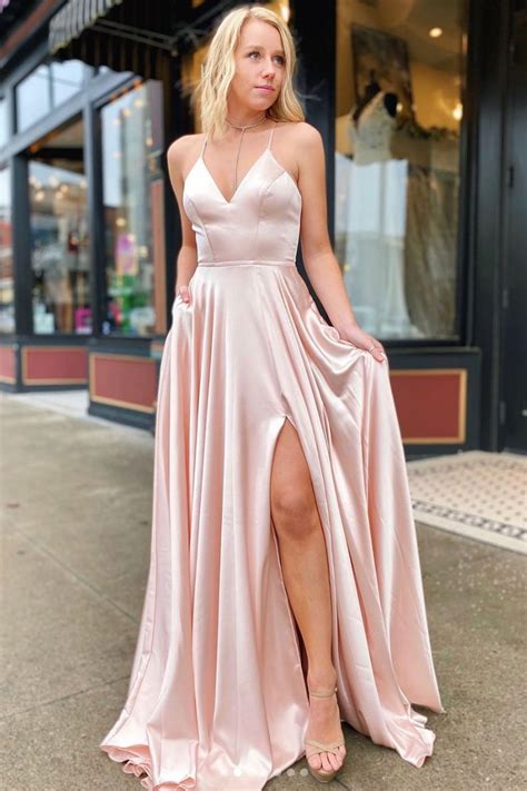 SP1258,Cheap a-line prom dresses, pretty pink prom dresses,long party ...