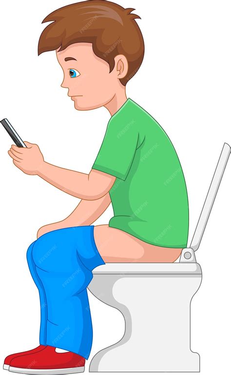 Little Boy Peeing Clipart