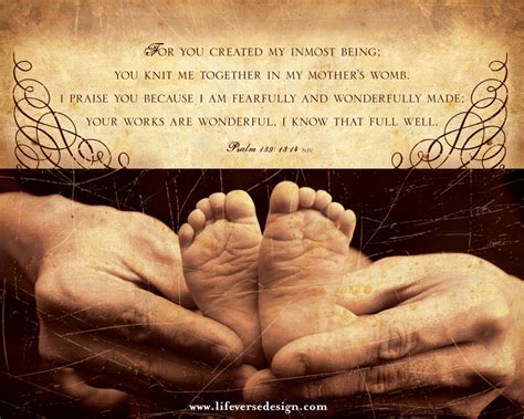 Psalm 139 — CREATED - Life Verse Design