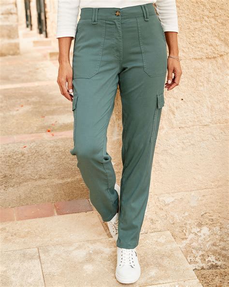 Straight-Leg Cargo Trousers at Cotton Traders